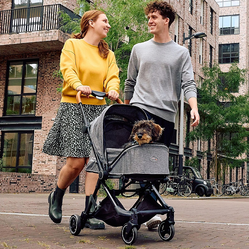 City Buggy Dog Pram - action