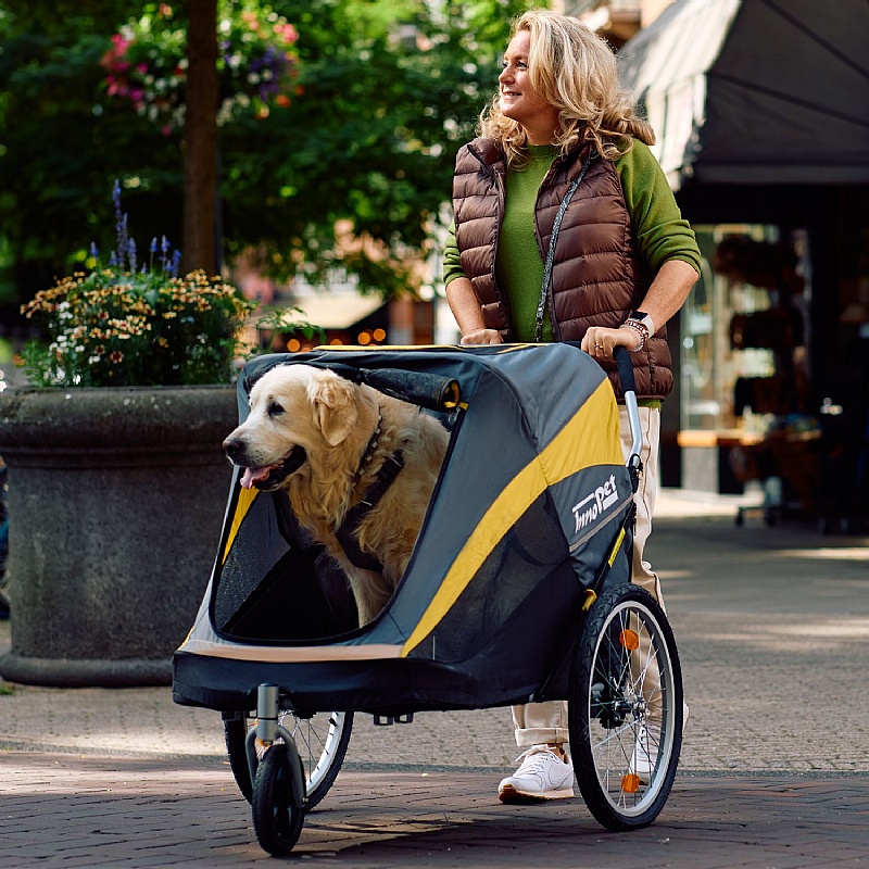 Hercules 2.0 Dog Pram - Action