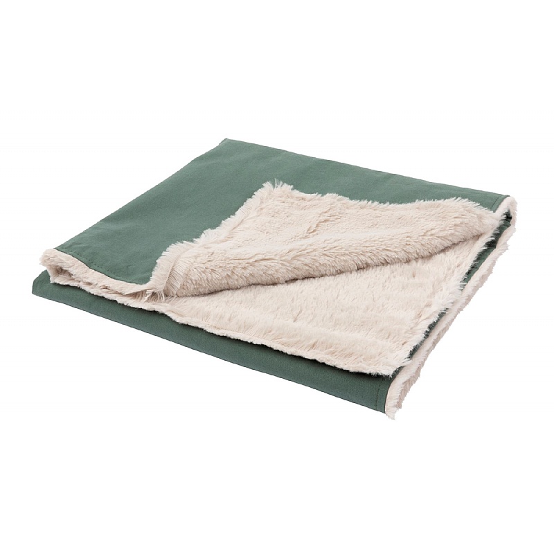 FuzzYard Life Reversible Dog Blanket Green