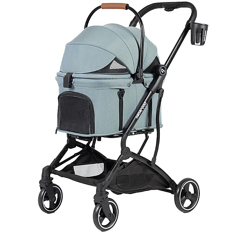 Beberoad T3 3-in-1 Small Dog Pram Green