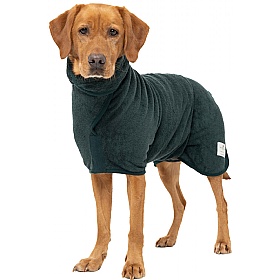 Ruff and Tumble Classic Dog Drying Coat Forest