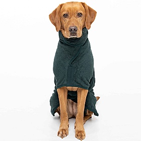 Ruff and Tumble Classic Dog Drying Coat Forest