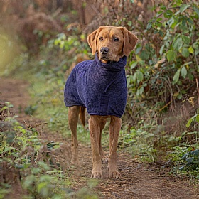 Ruff and Tumble Classic Dog Drying Coat Blackberry