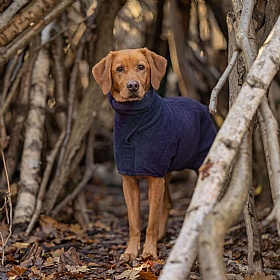 Ruff and Tumble Classic Dog Drying Coat Blackberry