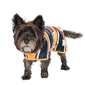 Ruff and Tumble Designer Dog Drying Coats for Short Legged Breeds Beach