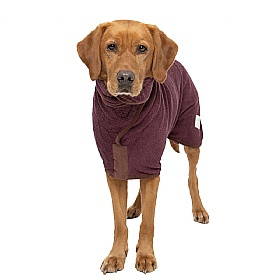 Ruff and Tumble Country Dog Drying Coats Burgundy