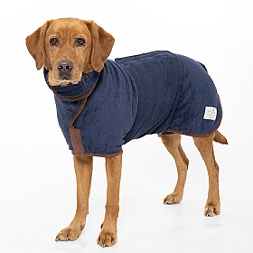 Ruff and Tumble Country Dog Drying Coats Navy