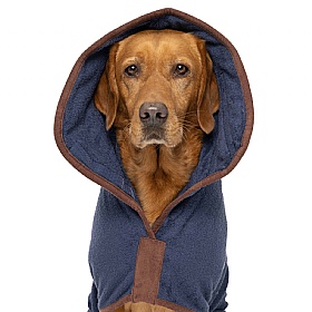 Ruff and Tumble Country Dog Drying Coats Navy