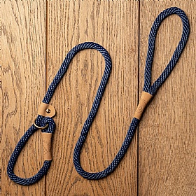 Ruff and Tumble Slip Dog Leads French Navy