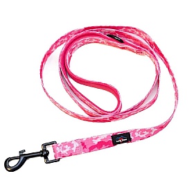 Funk the Dog Lead Pink Camo Print