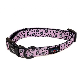 Funk the Dog Collar Pink Leopard Print