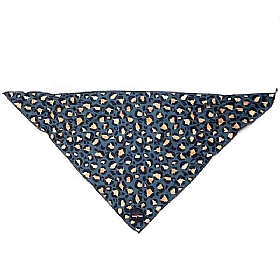 Funk the Dog Bandana Green and Gold Leopard Print