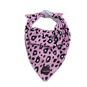 Funk the Dog Bandana Pink Leopard Print