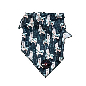 Funk the Dog Bandana Llama Print