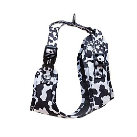 Funk the Dog Harness Cow Print