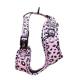 Funk the Dog Harness Pink Leopard Print