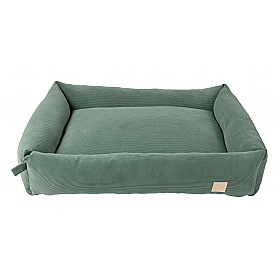 Corduroy Bolster Dog Bed Myrtle Green