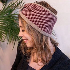 Wag & Wool Burgundy Ladies Headband