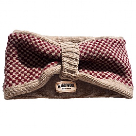 Wag & Wool Burgundy Ladies Headband