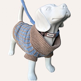 Wag & Wool Light Blue Dog Jumper