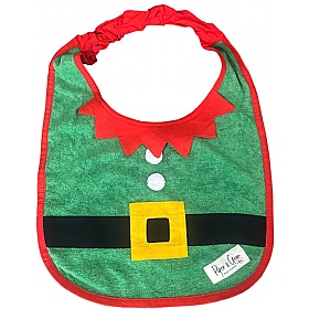 Piper & Gran Christmas Elf Dog Drool Bib