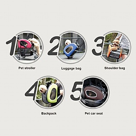 EVA 5 in 1 Dog Travel System