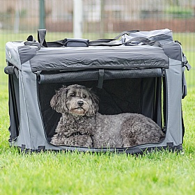 All-In-One Mobile Dog Crate