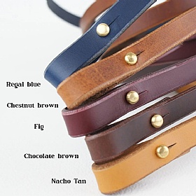 Peppercombe Wax Cotton Bag Strap Colours