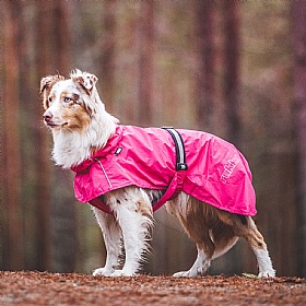 Rukka Hase Dog Raincoat Hot Pink