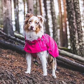 Rukka Hase Dog Raincoat Hot Pink