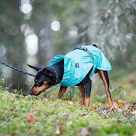 Rukka Hase Dog Raincoat Turquoise