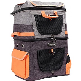 Two Tier Small Dog Travel Backpack