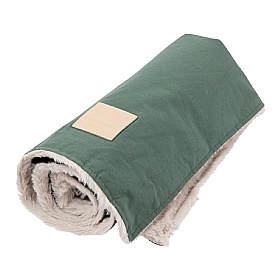 FuzzYard Life Reversible Dog Blanket Green