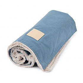 FuzzYard Life Reversible Dog Blanket French Blue