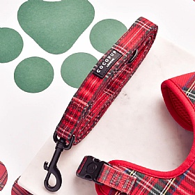 Cocopup London Red Tartan Dog Lead