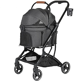 Beberoad T3 3-in-1 Small Dog Pram Black