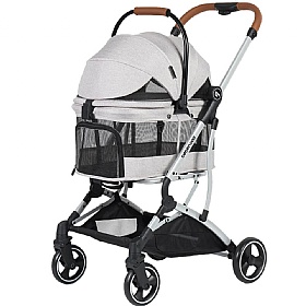 Beberoad T3 3-in-1 Small Dog Pram Grey