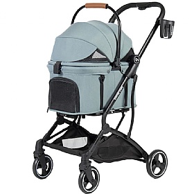 Beberoad T3 3-in-1 Small Dog Pram Green