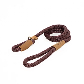 Ruff and Tumble Slip Dog Leads Burgundy