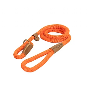 Ruff and Tumble Slip Dog Leads Tangerine