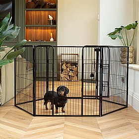 Metal Puppy Play Pen 80cm High