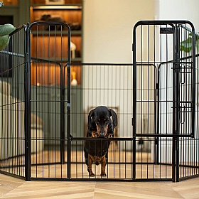 Metal Puppy Play Pen 80cm High