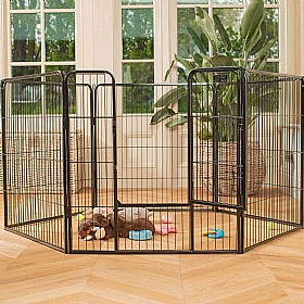 Metal Puppy Play Pen 80cm High